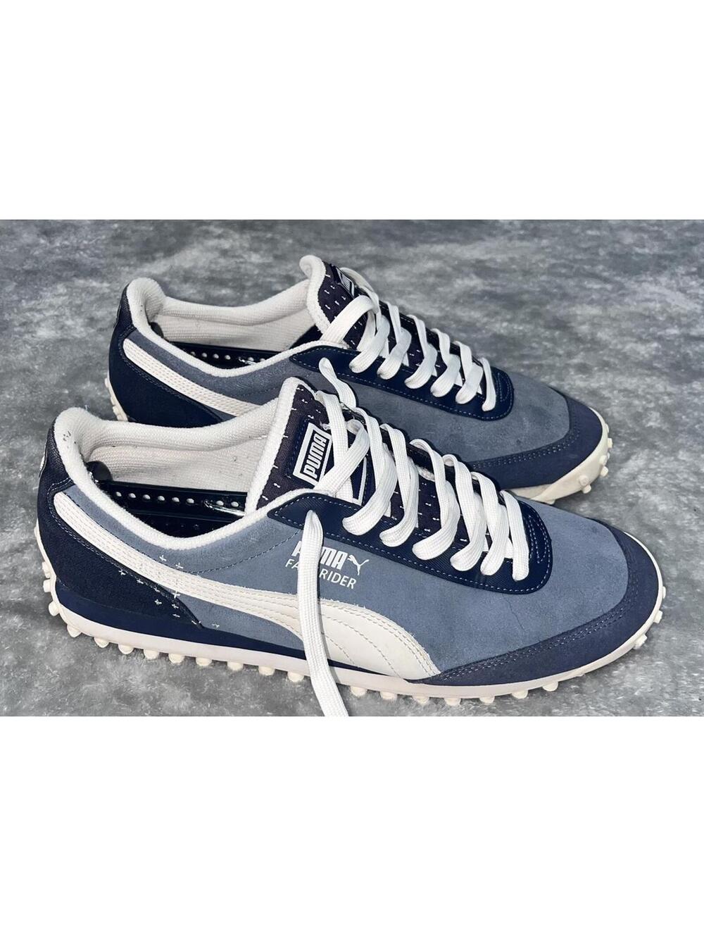 PUMA Fast Rider Navy Pack - Denim - 396835-01 Men's Shoes Size 12